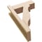 Ekena Millwork 5 1/2-in W x 14-in D x 22-in H Funston Block Rough Cedar Woodgrain TimberThane Outlooker, Primed Tan OUTUR055X14X22FST44RCPR - alternate 2
